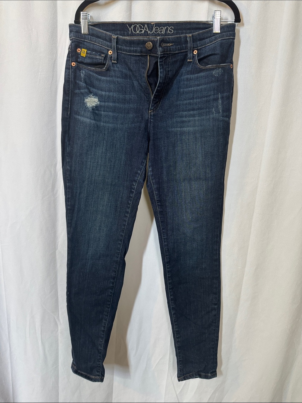 Yoga Jeans Women's Dark Indigo Skinny Jeans